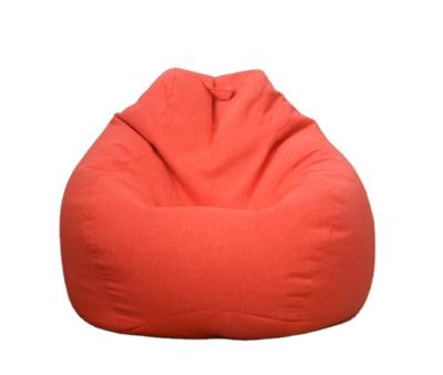 China Modern cotton ball large living room lounge design sofa football shape beanbag cover canvas chair for sale