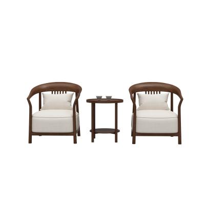 China Modern High Quality Living Room Frame Fabric Seat Solid Wood Removable Chair for sale