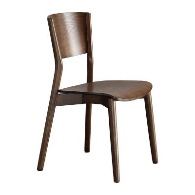 China Factory direct sales luxury hotel cafe restaurant living room meeting room solid wood solid wood nordic lightweight modern dining chair for sale