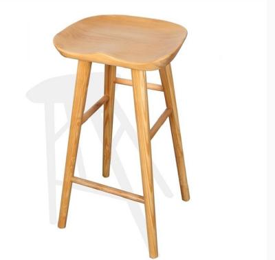 China modern nordic modern wood kitchen counter bar kitchen stool simple design bar chair bar stool for sale