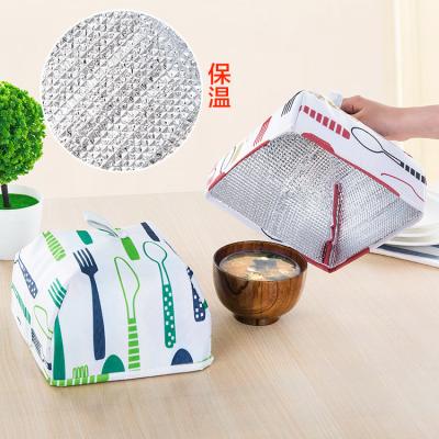 China Minimalist Home Heat Preservation Food Blanket, Folding Aluminum Foil Food Blanket, Kitchen Table Dust Insulation Rice Blanket for sale