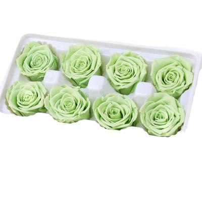 China 4-5 cm Rose Flower Eternal Forever Rose Artificial Flower Preserved Forever Saint Valentine's Day 4-5cm Rose Flower Dried Heads For for sale