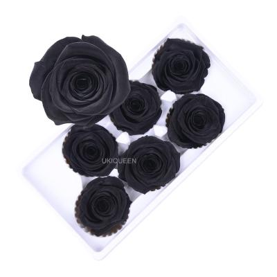 China Wholesale Supply 5-6Cm Real Flower Colombian Eternal Preserved Rose 5-6cm for sale