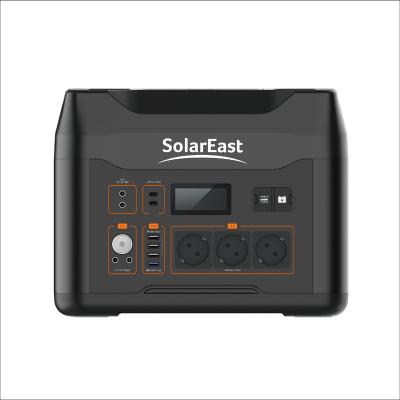 China SolarEast 1408Wh 2200W Inverter Solar Battery Energy Storage Portable Power Station PowerBank-2200 for sale