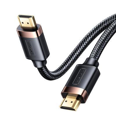 China USAMS SJ529 4k Ultra HD High Speed ​​18Gbps Cable Transfer Cord Support Laptop HDTV Computer Audio Projector for sale