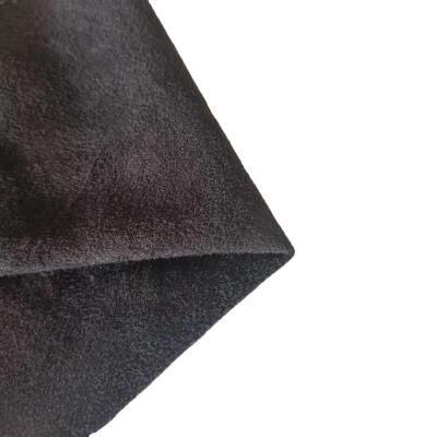 China Anti-static home textile suede fabric knitted fabric straight velvet soft villus rough and warm anti-static upholstery fabric for sale