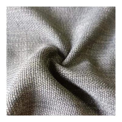 China Canvas type anti-static canvas wicking polyester upholstery modern simple rough air permeability imittaion anti-static canvas for sale