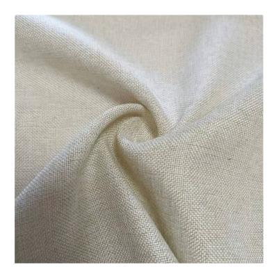 China Canvas type anti-static canvas wicking polyester upholstery modern simple rough air permeability imittaion anti-static canvas for sale