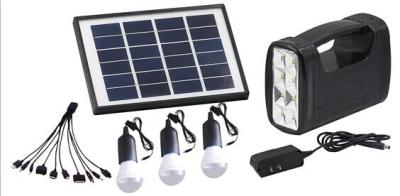 China solar home lighting system with 3 LED bulbs for remote area, mobile charger , solar system for sale