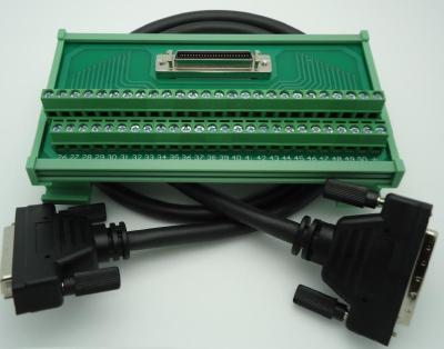 China For general system installation CN1 DIN rail 50 PIN relay relay I/O terminal block CN1 for servo dirve with cable for sale