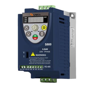 China High Performance VFD SAVCH S800 Frequency Inverter With Compact Size 0.2 ~1.5kW for sale