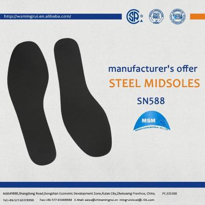 China 0225 steel midsole steel insole for safety shoes for sale