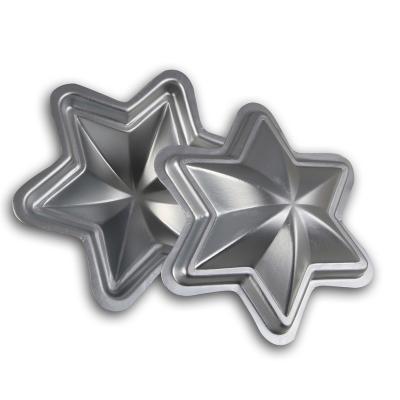 China Viable star-shaped five-star mold cake mold bread products aluminum anode oxygen baking appliances model H59 h88 for sale