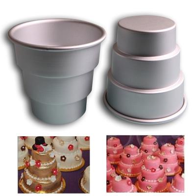 China Viable Mug 5 | H513~H515Three Layer Cake Mold Bread Baking Jelly Jelly Sky Multilayer 7cm Gauge Aluminum Mousse Mold for sale