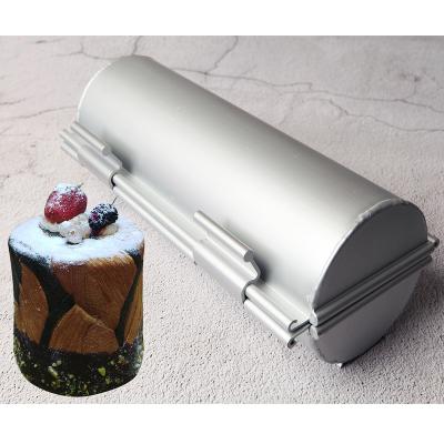 China Sustainable Circular Opening And Closing Loaf Mold Non Stick Cake Mold Family DIY Aluminum Cylindrical Baking Appliances MO for sale