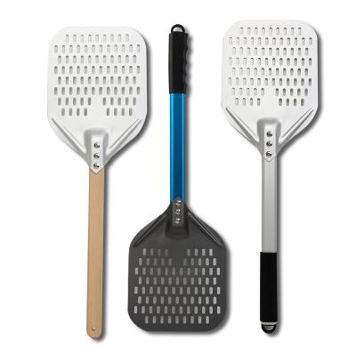 China 8 Inch Pizza Peel Bag Shovel Viable Square Punch Baking Shovel Processing OEM ODM Custom Made for sale