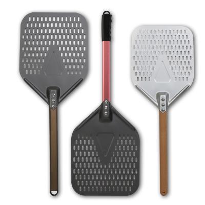 China 10 Inch Pizza Skin Bag Shovel Jerk Viable Square Punch Baking Shovel Processing Custom OEM ODM for sale