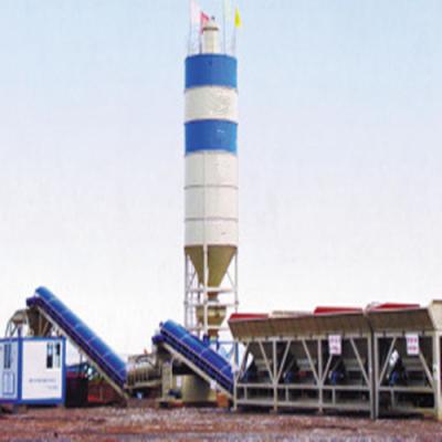 China Building Material Shops 2021 HZS35 Skip Type High Quality Small Concrete Batching Plant for sale