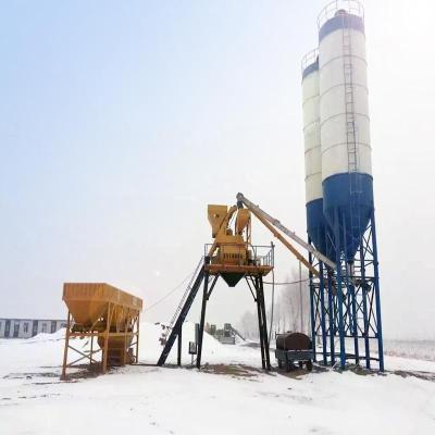 China High Quality HZS50 Machinery Repair Shops (50m3/h) Type Cement Plant Station Skip Concrete Batching Plants for sale