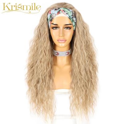 China 103# Kinky Curly Blonde Kinky Curly Wig Party Long Daily Travel Vacation Vacation No Gel Glueless Wigs For Women Drag Free Queen 2 Bands for sale