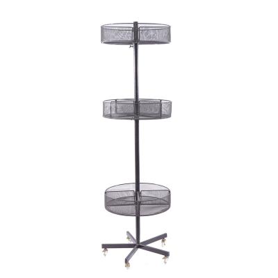 China Minimalist 360 Degree Rotation Book Shelves Shoe Rack Receive Frame for sale