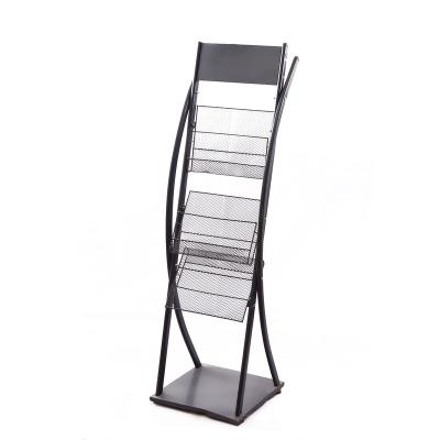 China Supermaerket show foldable document display rack/rack/catalog shelf factory direct sales for sale