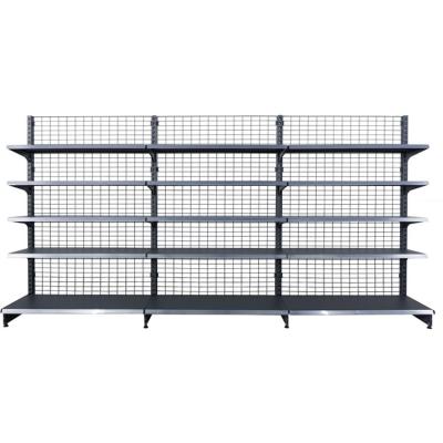 China Yuanda Double Sided Grocery Display Racks /Shelves for General Grocery Supermarket Shelf Gondola Shelving Supermarket Equipment Rack for sale