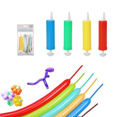 China Gift Toy wholesale manual balloons air pump twister balloon air pump hand held water balloon pump for sale