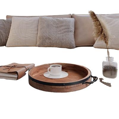 China Sustainable Round Coffee Table Tray - 13