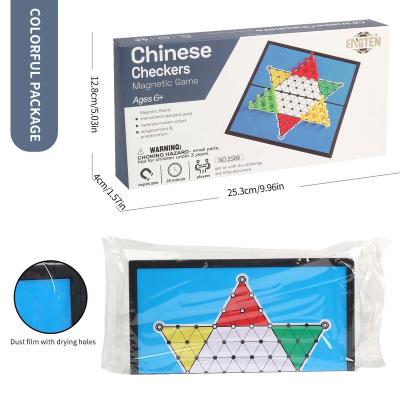 China Hot Sale Family Educational Interactive Board Game Manufacturer Chinese Checkers For Kids Adults for sale