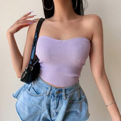 China QUICK DRY off the shoulder crop top off the shoulder top women for sale