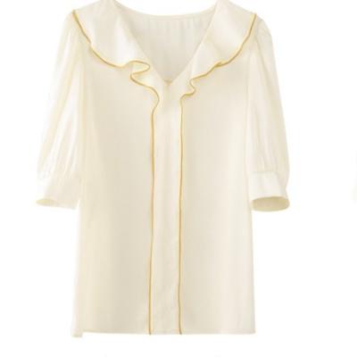 China Anti-pilling women's tops and blouses women's clothing blause women's blouses for sale