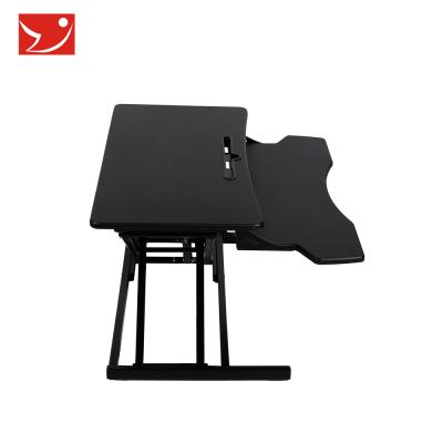 China Foldable and portable (height) adjustable double layer laptop computer table stand bed desk for sale