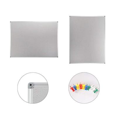 China Push Pin Gray Notice Board Kids Felt Pin Board Outdoor Message Board for sale