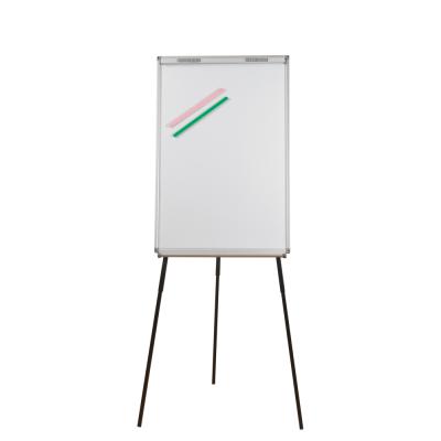 China Height Adjustable Lacquered Steel Flip Chart With Stand School Office Flipchart Whiteboard 60*90cm for sale