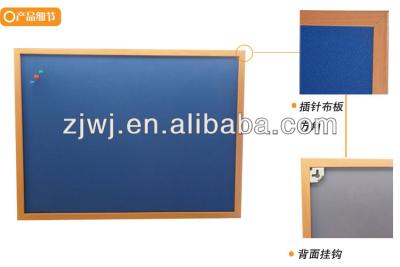 China Wood Frame Cork Board Pine Wood Soft Pinboard for sale