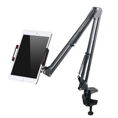 China 2020 Best Long Arm Adjustable Flexible Metal Tablet Stand Bedside Phone Desk Holder for sale