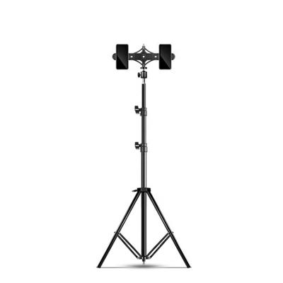 China Portable Flexible Mobile Net Red Anchor Tripod 120cm Stand Live Broadcast Selfie Photography Tripod for sale