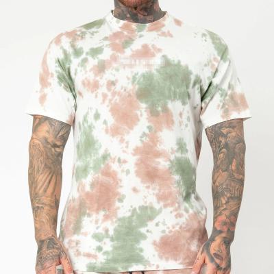 China New Manufacturer Tie Dye Anti-Wrinkle 2021 Cotton T-shirt Men's T-shirts Tie-Dye T-shirt Men for sale