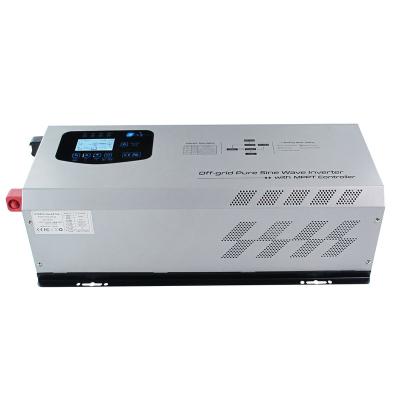 China Solar power system home 6kw hybrid solar inverter with ac charger frequency hybrid inverter 6000w with mppt for home use for sale