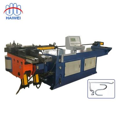 China All pipe related 89mm sheet metal semi automatic square exhaust hydraulic tube pot bending machine for sale