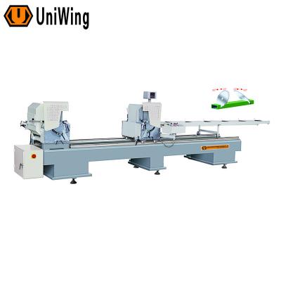 China Building Material Stores Building Material Stores Double Head Cutting Machine for uPVC Window and Door Profile Cutting for sale