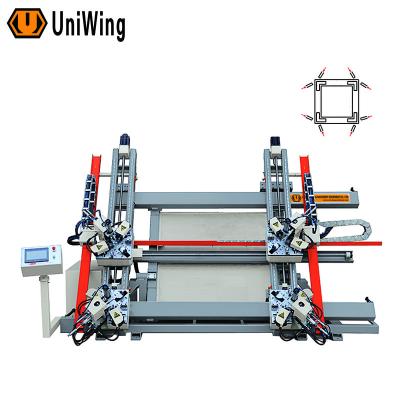 China Building Material Shops Building Material Shops CNC Four Head Automatic Corner Crimping Machine For Aluminum Window Making for sale