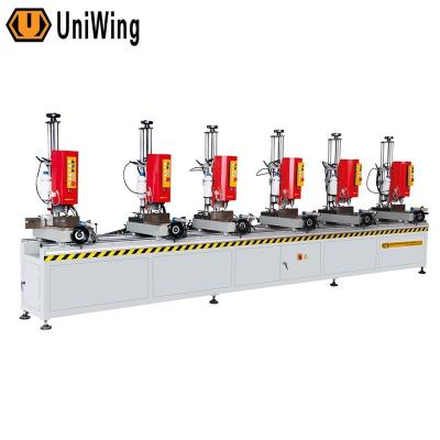 China Building Material Shops Building Material Shops Combination Multi Head Drilling Machine For Aluminum Window And Curtain Wall Making for sale