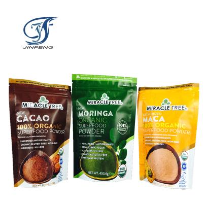 China Customized Wholesale Latest Printing Plastic Food Packaging Moisture Proof Bag Stand Up Pouch With Zipper for sale