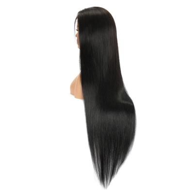 China Glueless Lace Front Human Hair Wigs Soft Lace Front Human Hair Wigs Suppliers African Handmade Knotless Straight Full Wigs for sale