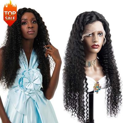 China Full Lace Front Wigs Vietnamese Raw Hair Full Lace Wigs 13x4 Deep Wave Transparent Virgin Human Hair Front Wigs For Women for sale