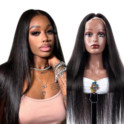 China High Quality Brazilian Hair Straight Drop Shipping Lace Front Human Hair Wigs Soft Tangle Free and Glueless Human Hair Wigs for sale