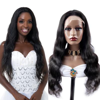 China Original Ouri Hair 180% Density Body Wave Real Long Body Wave 13x6 Human Hair Unprocessed Brazilian Human Hair Lace Frontal Wig for sale