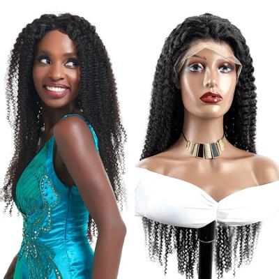 China Wholesale Virgin Hair Curly Curly Wig 13x6 Kinky Curly Cuticle Aligned Full Lace Frontal Hair Wigs For Black Women for sale